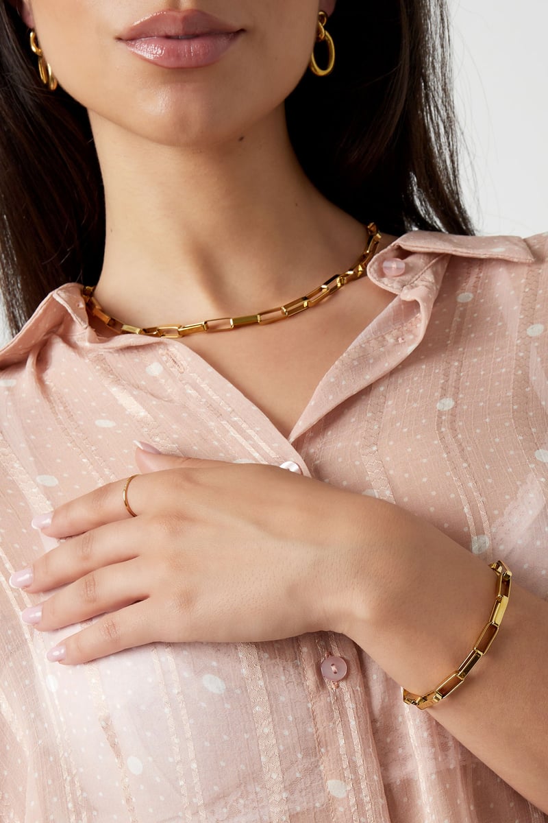 armband rechthoekige schakels