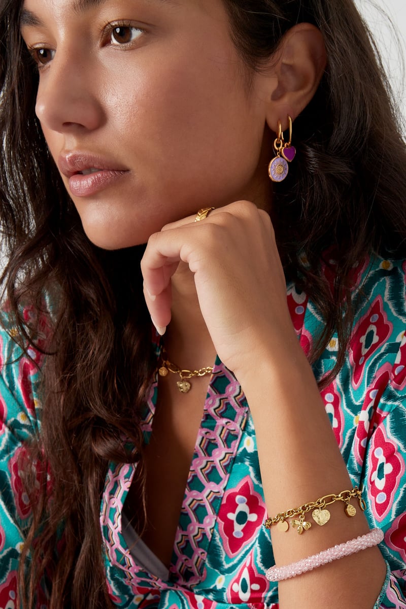 armband verschillende schakels met bedels