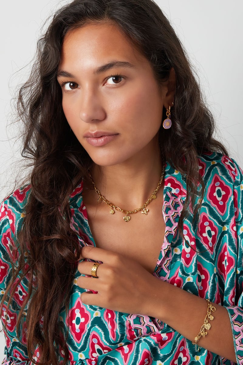 armband verschillende schakels met bedels