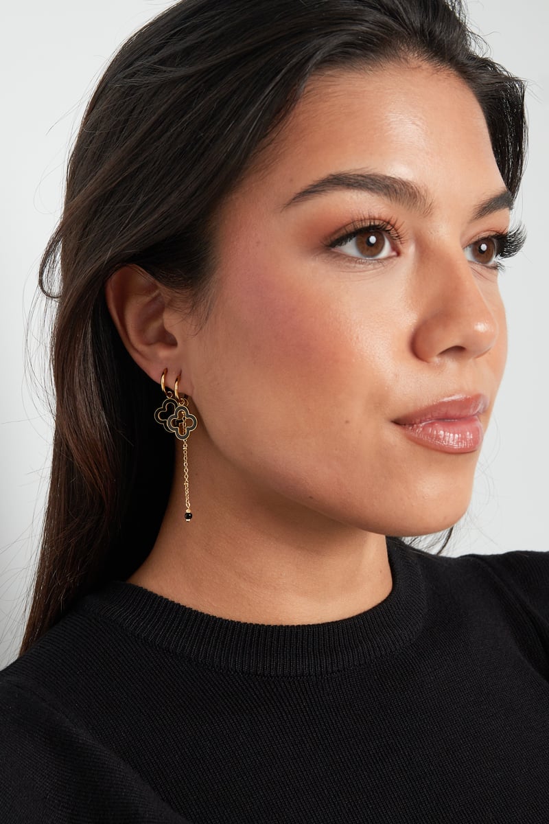 oorbellen midnight clover - roze 