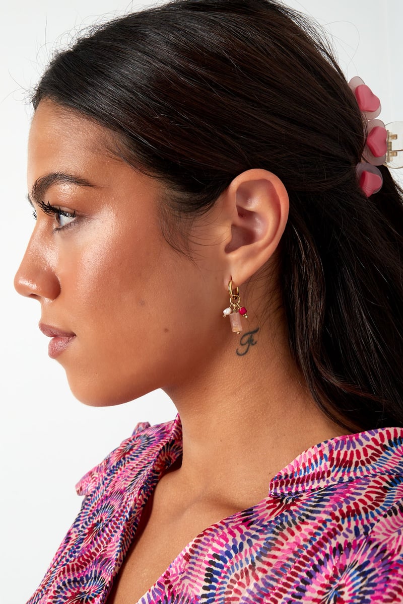 oorbel kleurrijke details