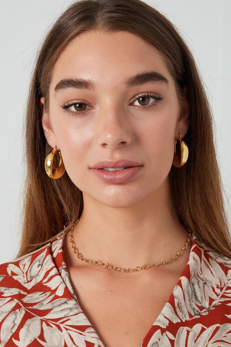 oorbellen shiny rond