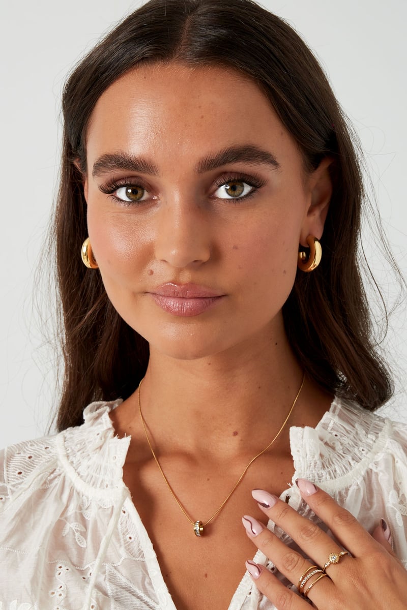 oorbellen aesthetic basic halve maan