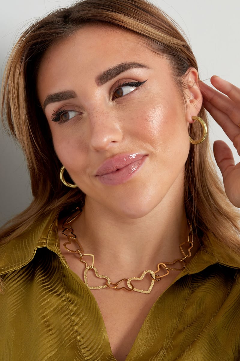 oorbellen gedraaid relief klein