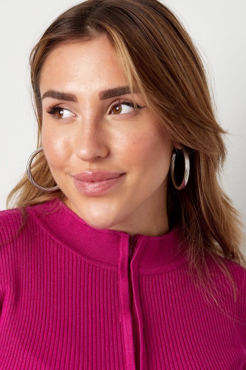 oorbellen gedraaide streep