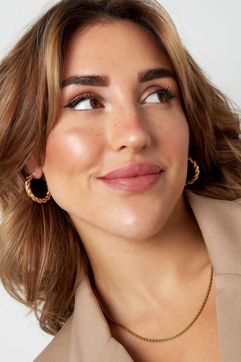 oorbellen gedraaid basic klein