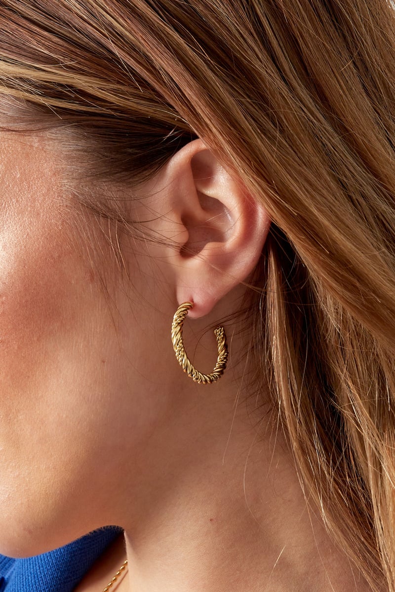 gedraaide oorringen klein