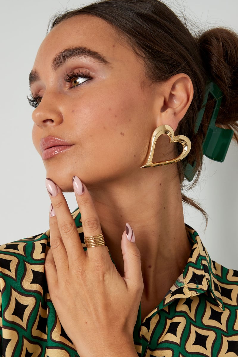 oorbellen sierlijk hart