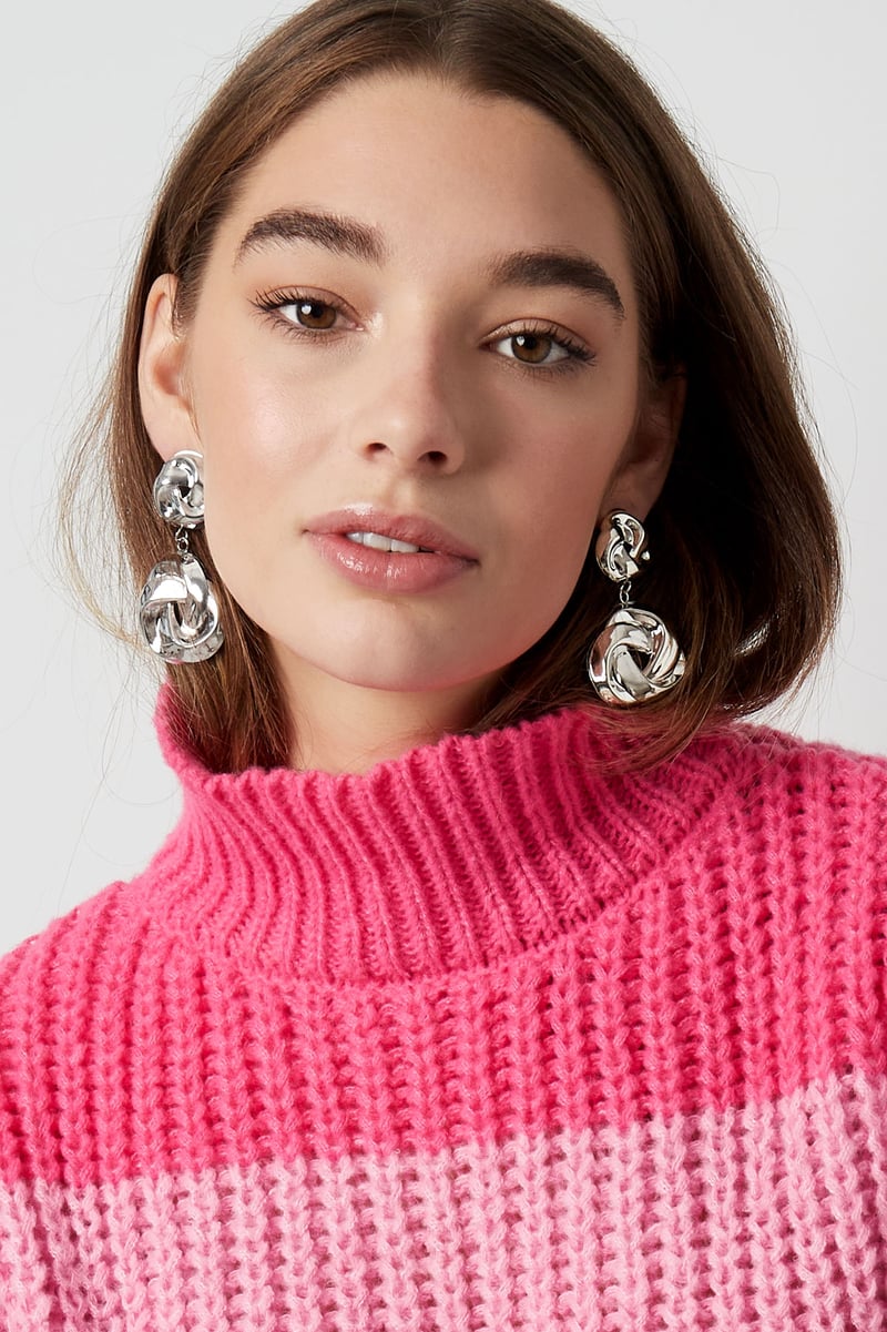 oorbellen dubbele knoop