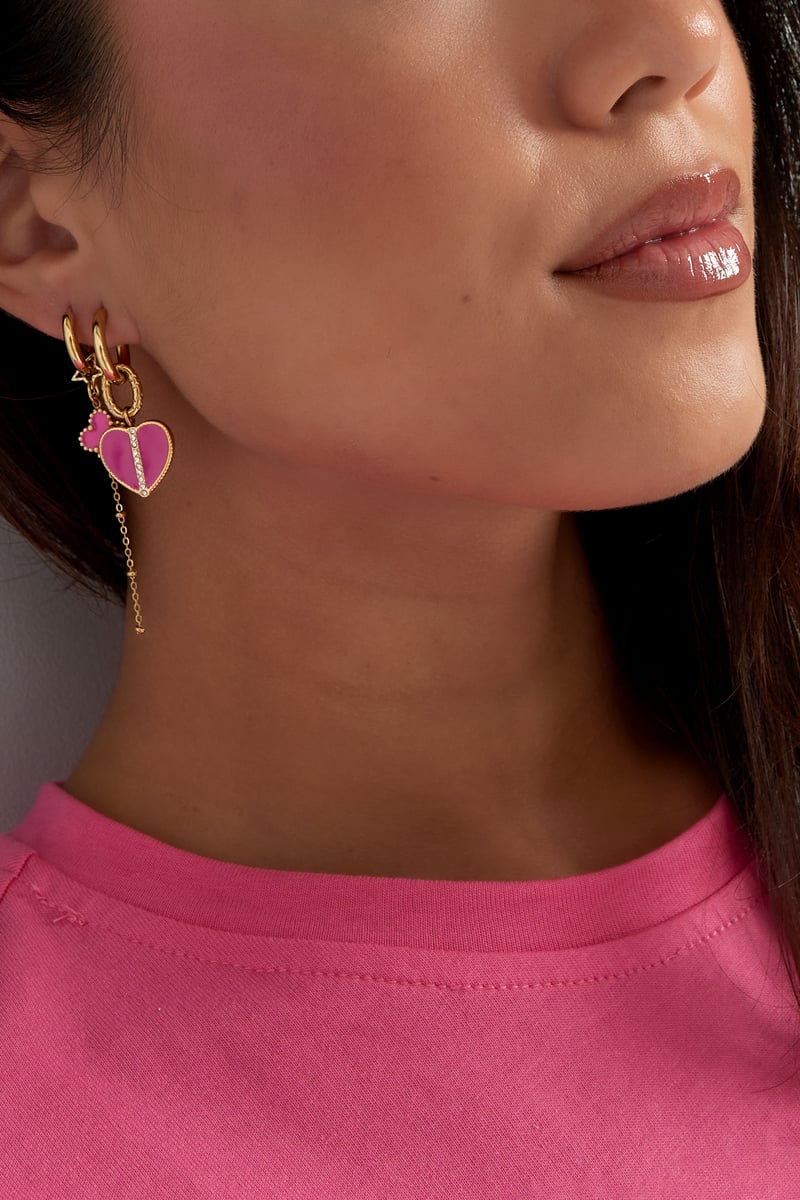 Oorbellen dancing dare - paars