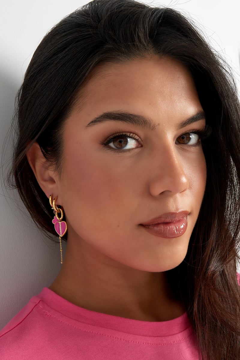 Oorbellen dancing dare - paars