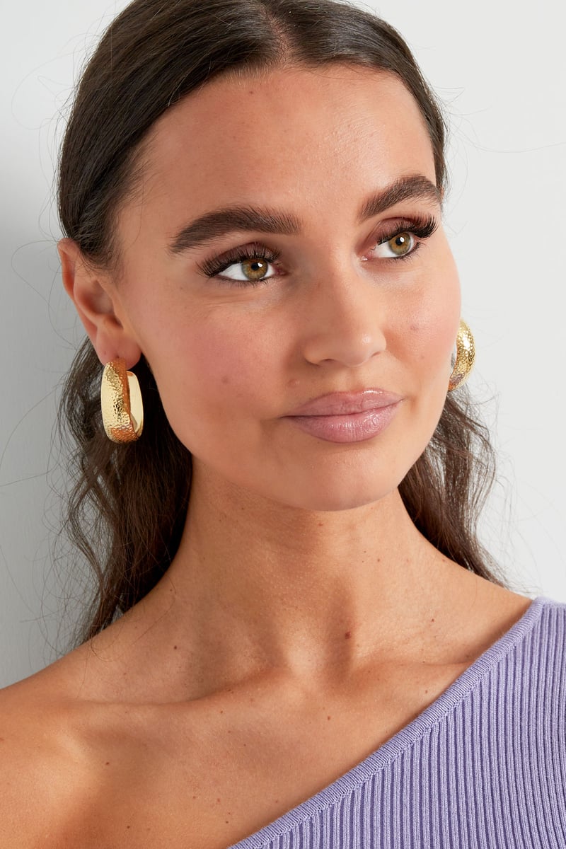 oorbellen bubbly structuur