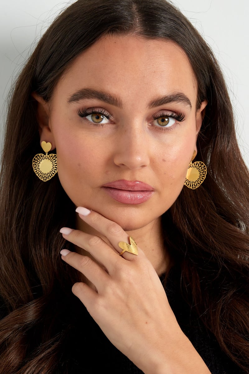 oorbellen hart mandela