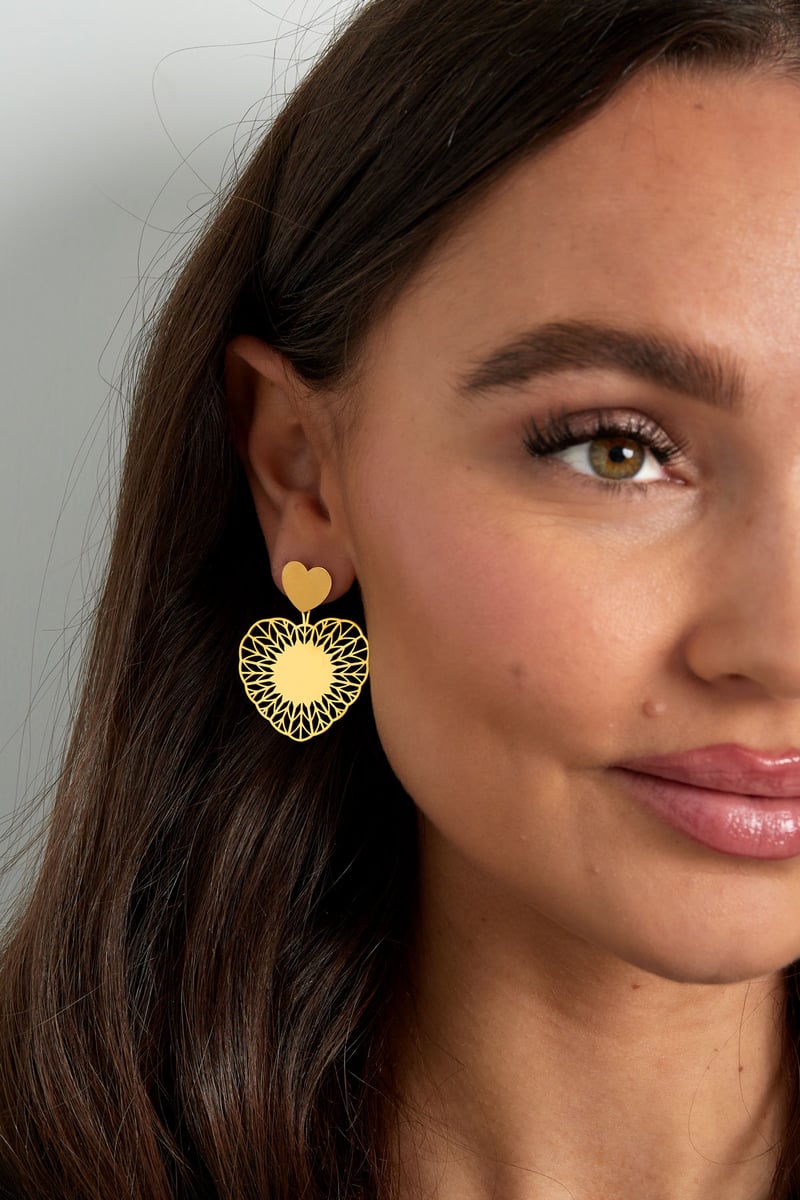 oorbellen hart mandela