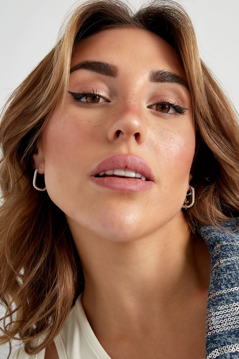 oorbellen ribbel langwerpig