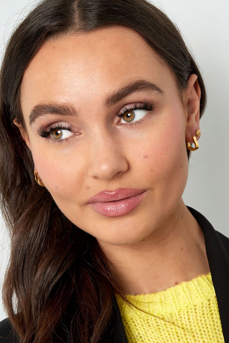 basic oorbellen hart klein