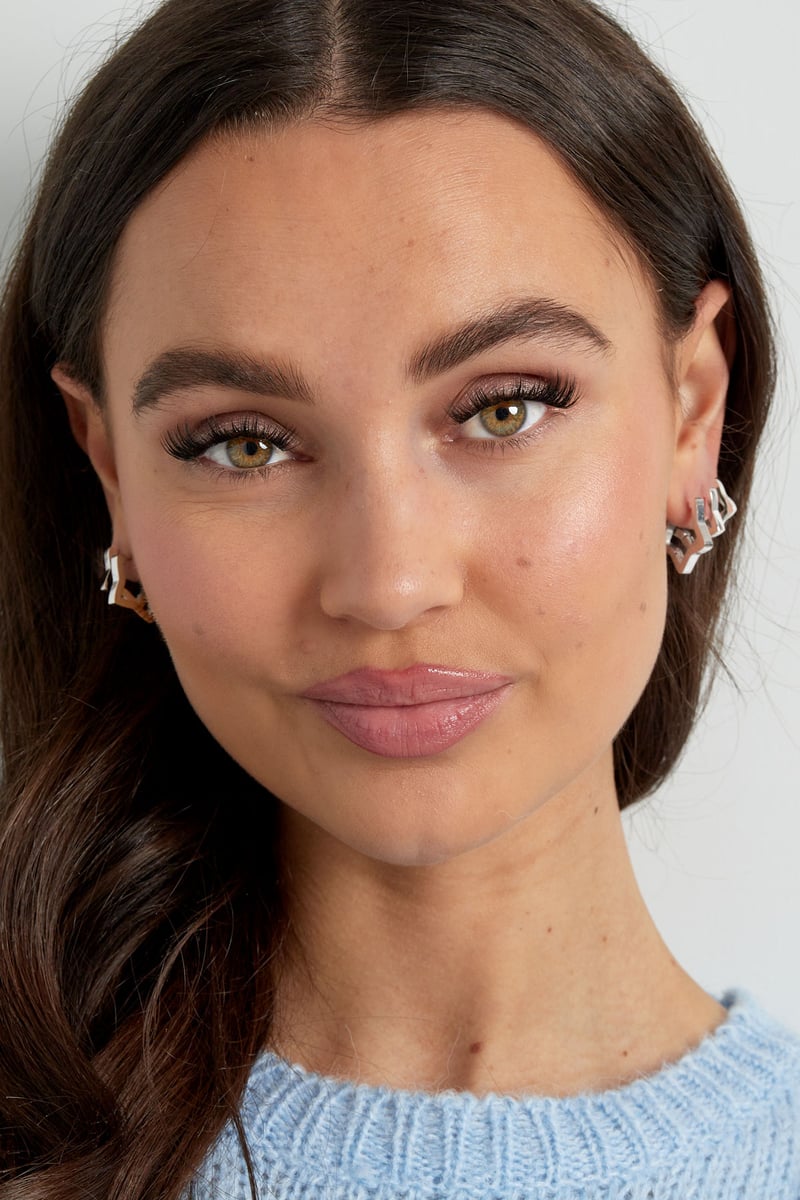 basic ster oorbellen groot