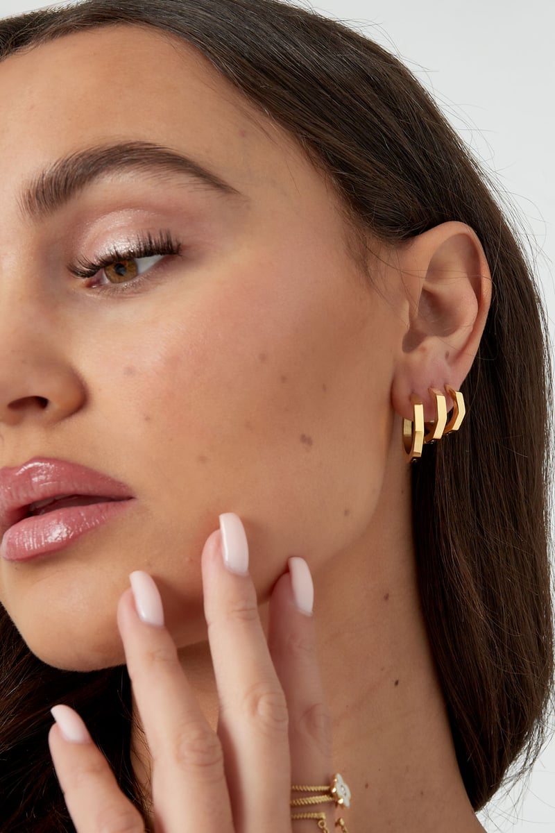 klassieke ronde oorbellen medium