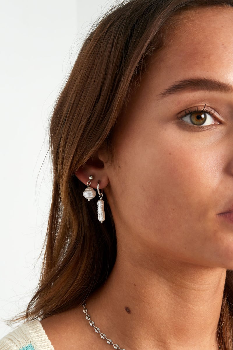 oorbellen parel bedel