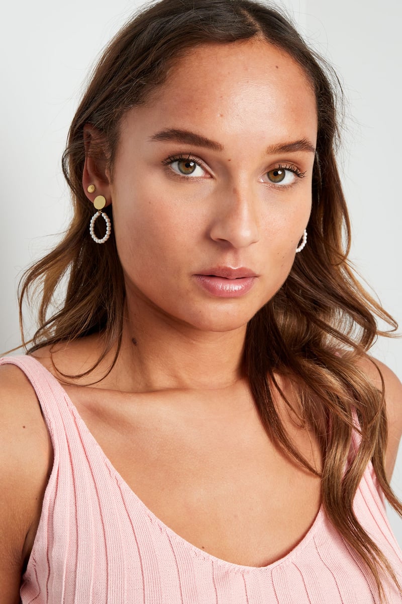 oorbellen ronde parel