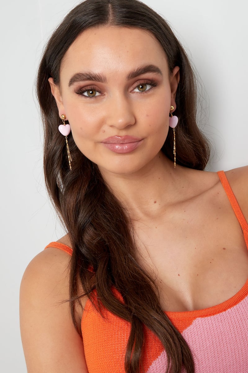 Oorbellen no strings attached - lila