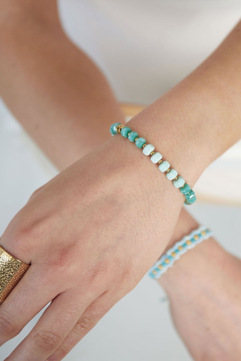 Armband colorful wrap - mint