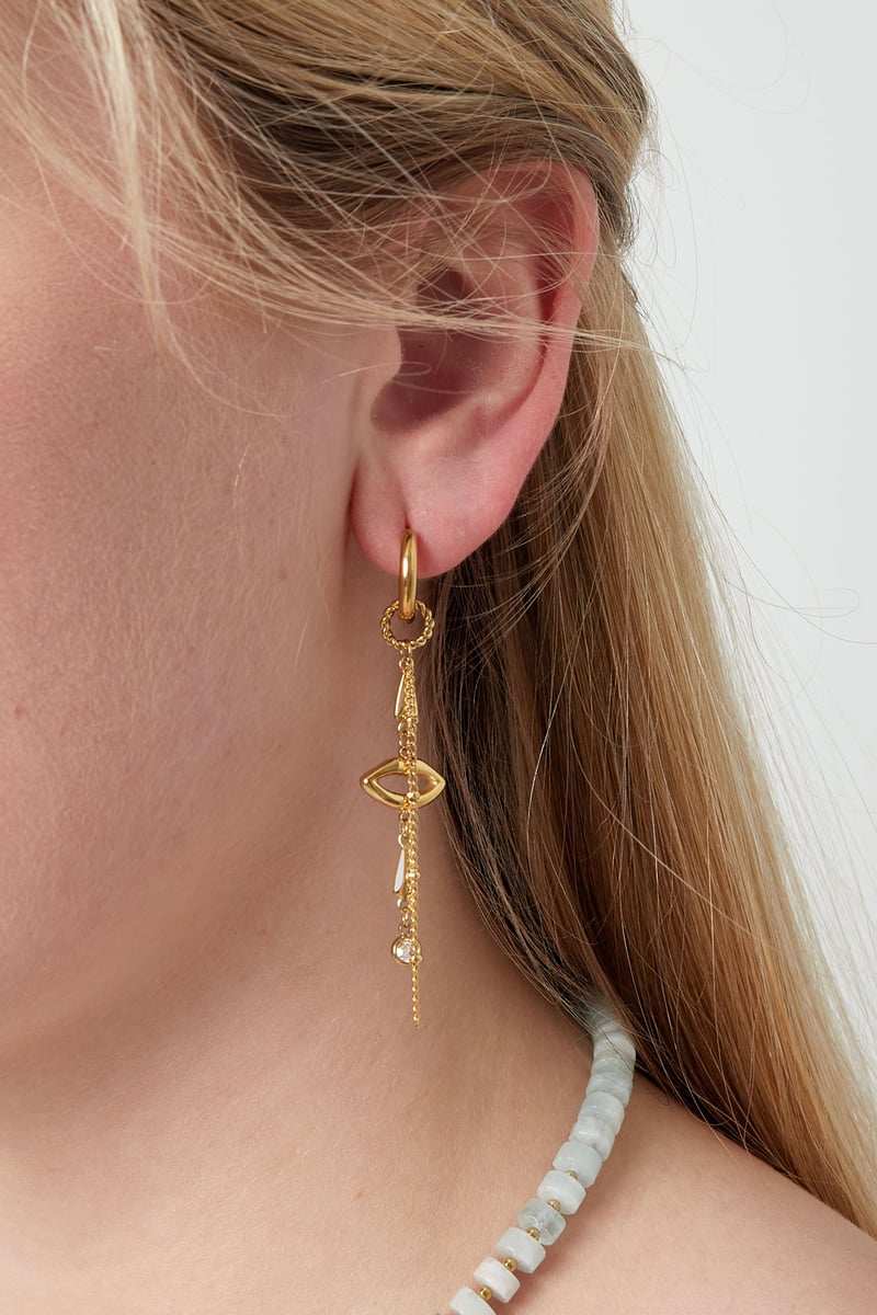 oorbellen lips on fire