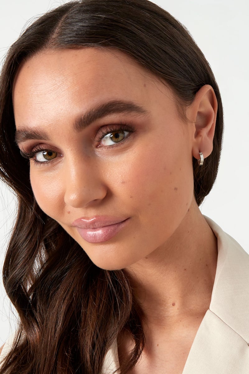 basic klaver oorbellen medium