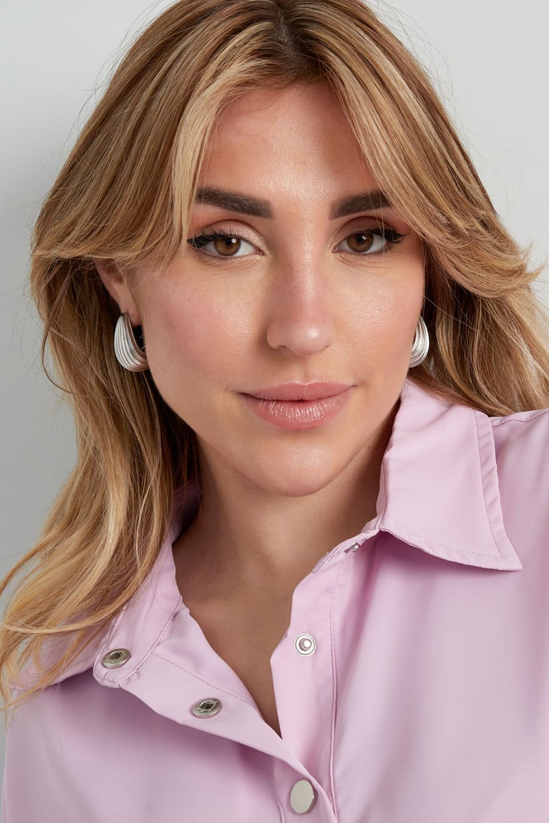 oorbellen druppel open structuur