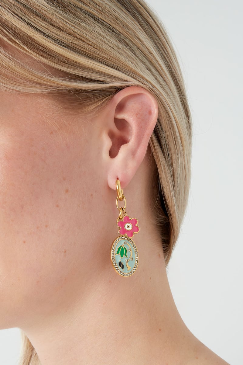 oorbellen flower bouquet