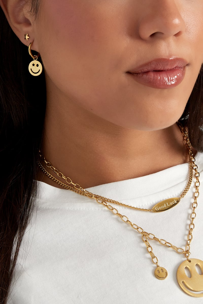 oorbellen be happy smiley