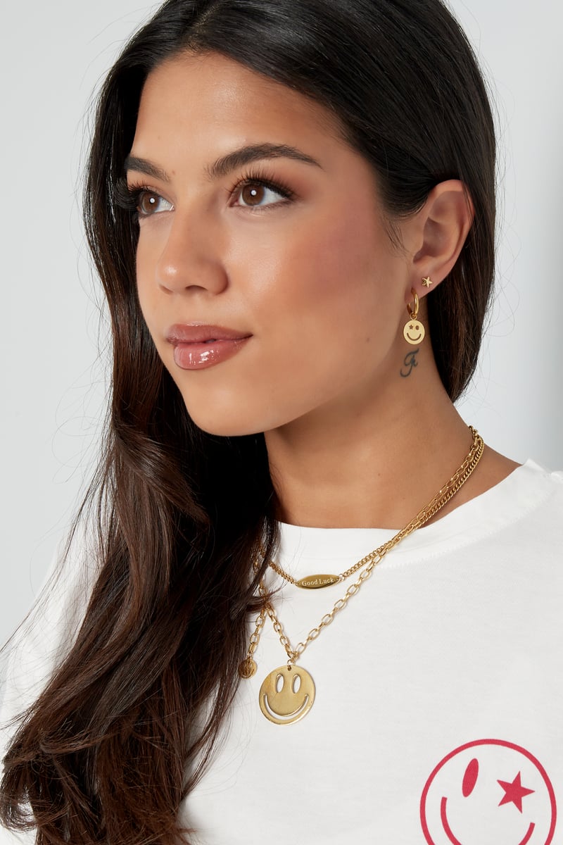 oorbellen be happy smiley