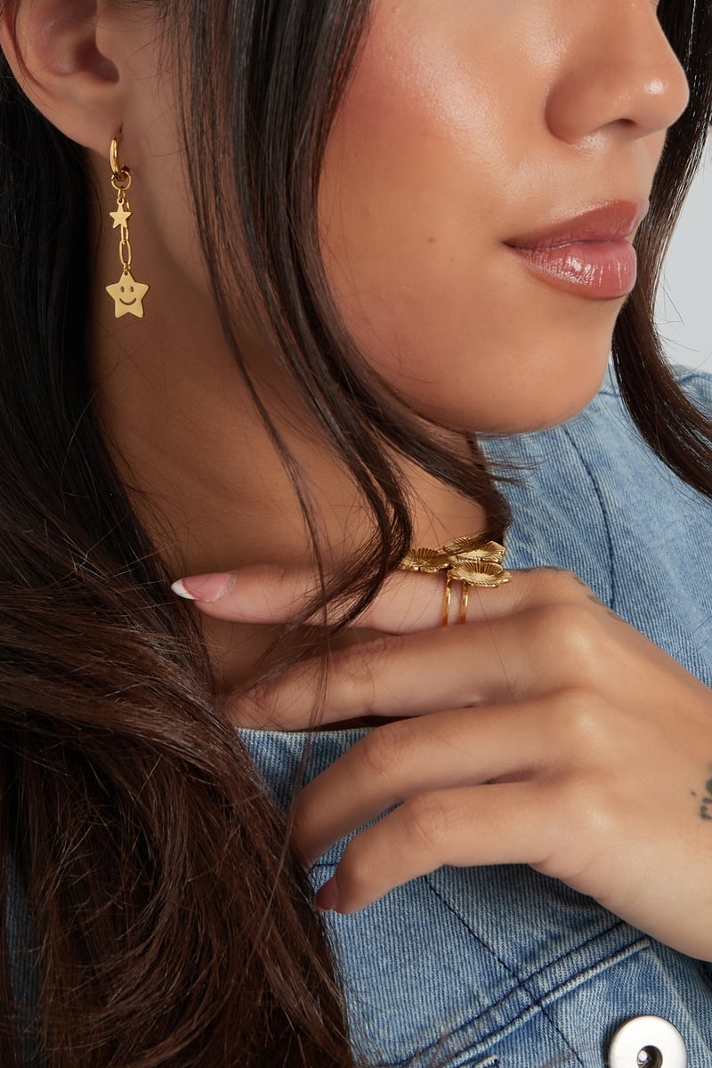 happy star oorbellen