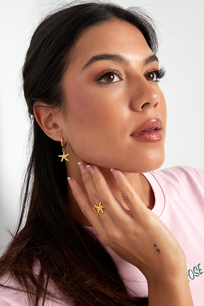 oorbellen simple starfish