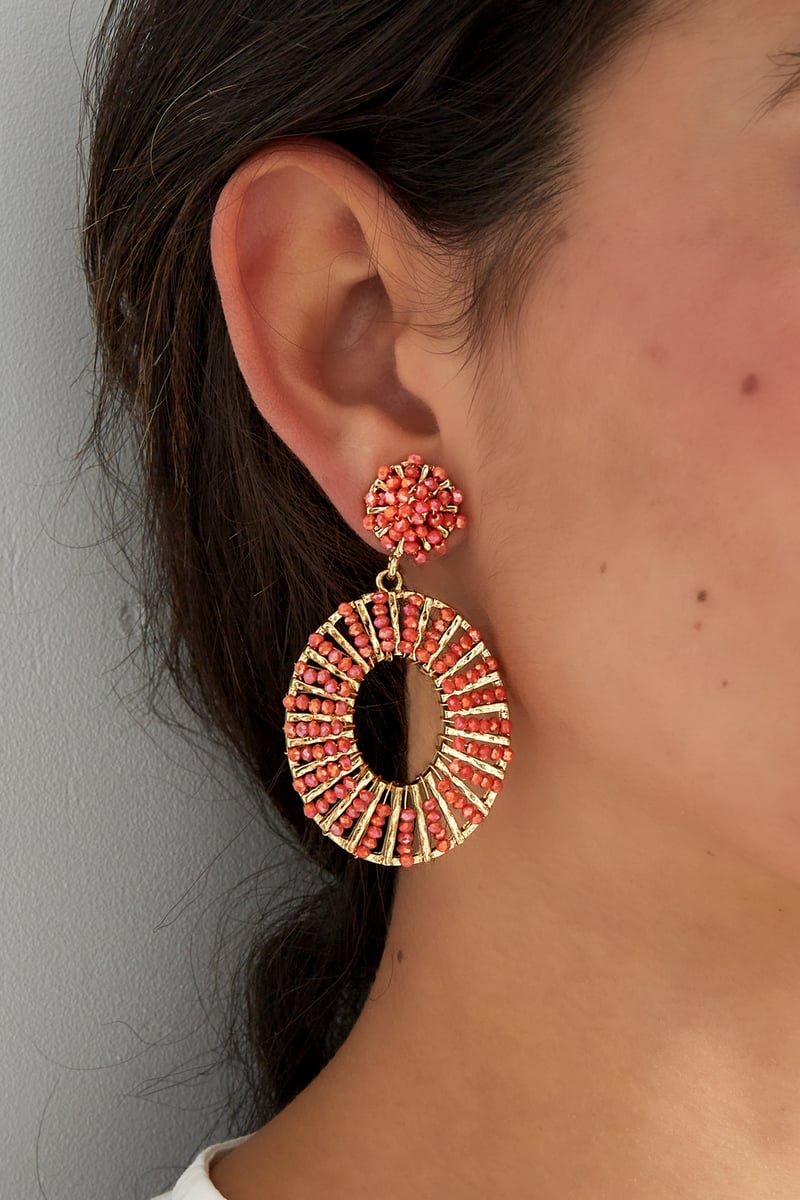 Bead Bliss Oorbellen - beige