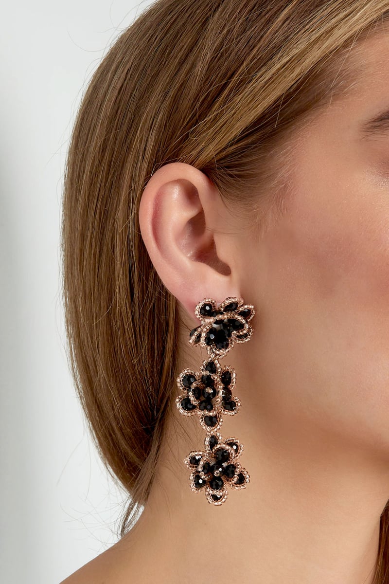 Blossom spring oorbellen - paars