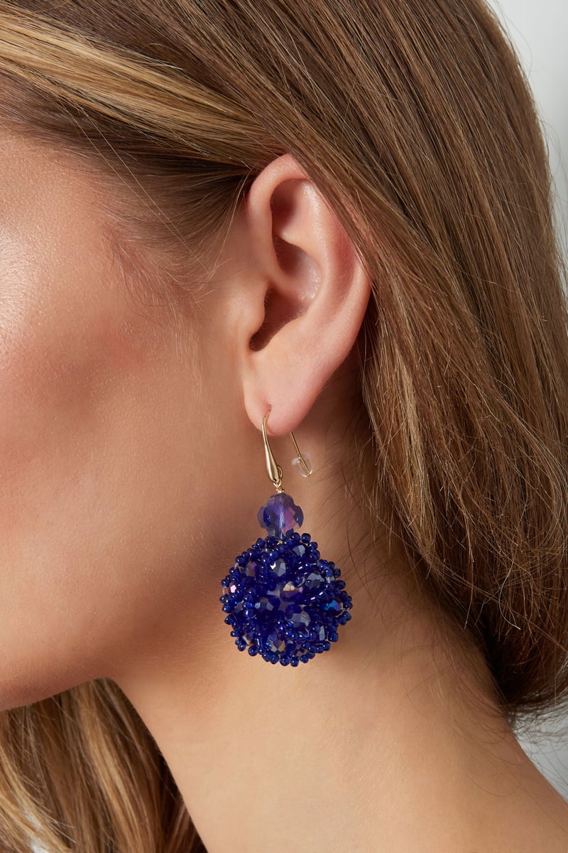 Blushing Bouquet oorbellen - wit