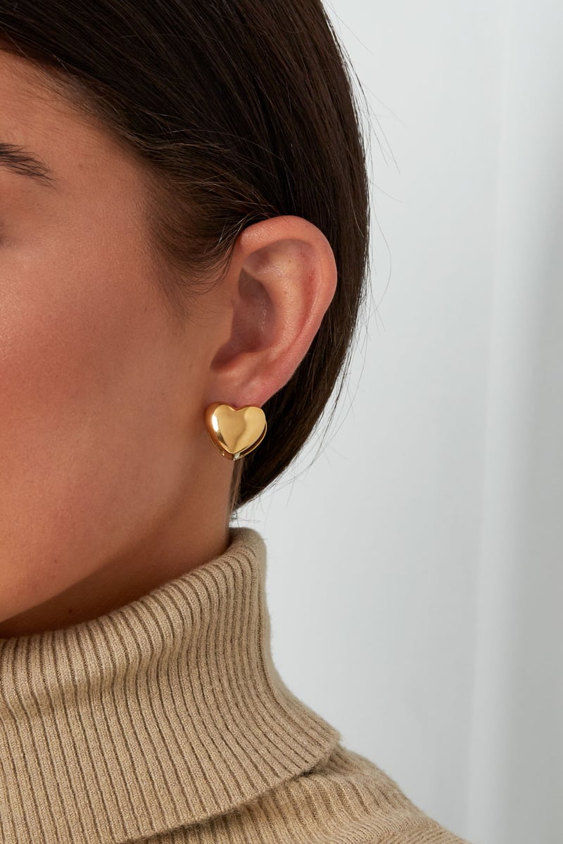 little hearts studs oorbellen