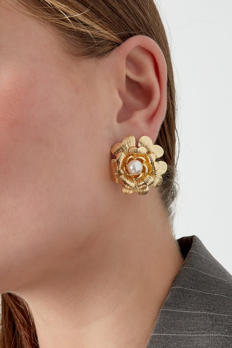 pearly bloom oorbellen