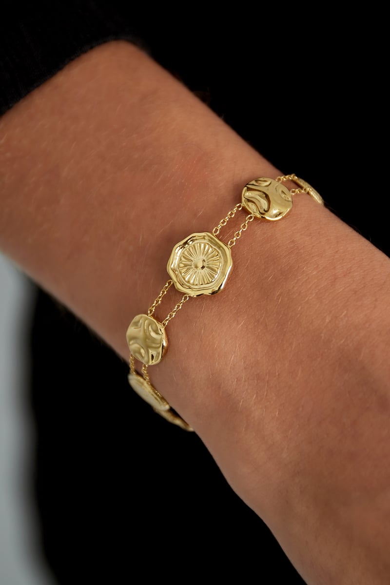 lucky coin armband