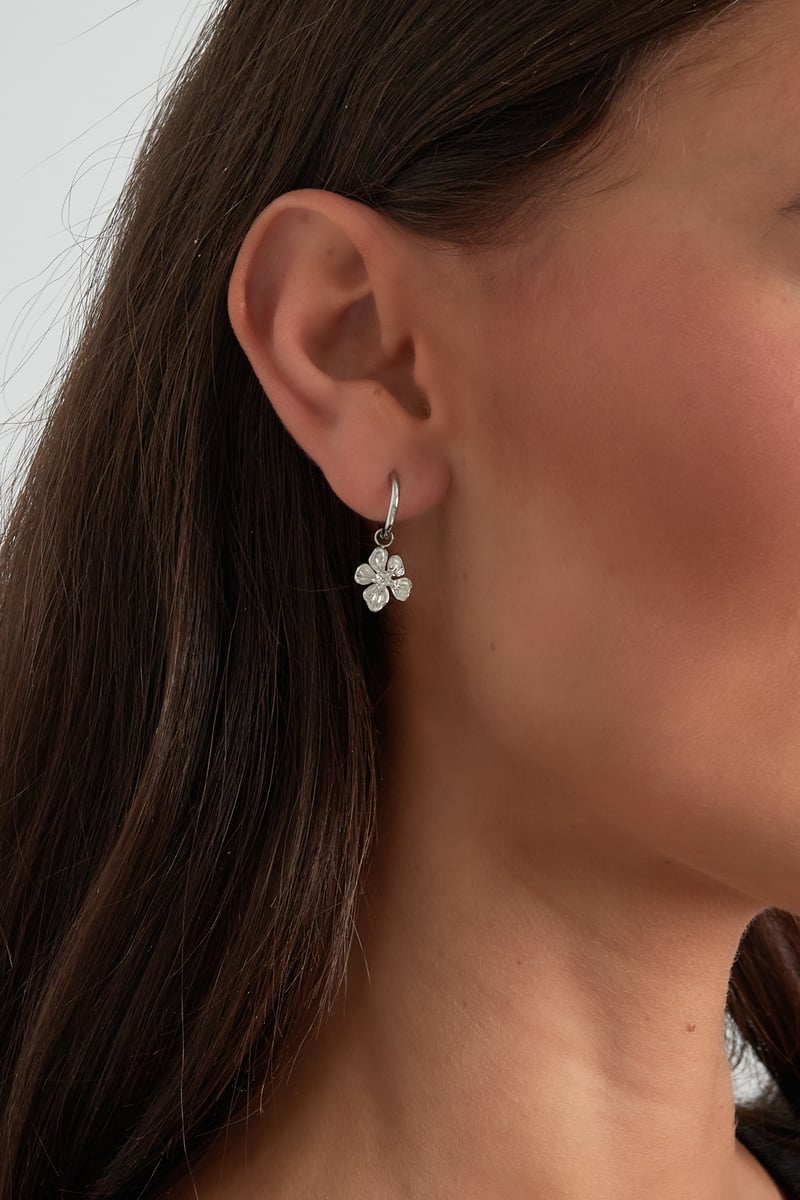 tropische bloem oorbellen