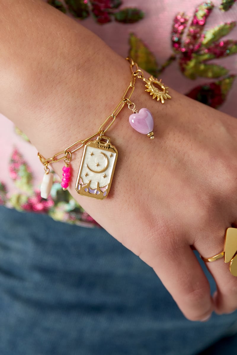 bedelarmband tiny moon