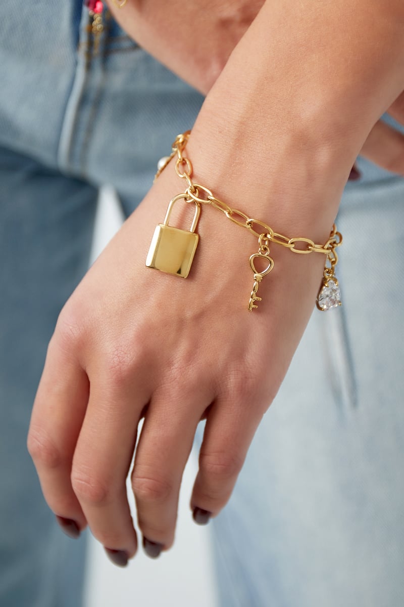 key to my heart armband