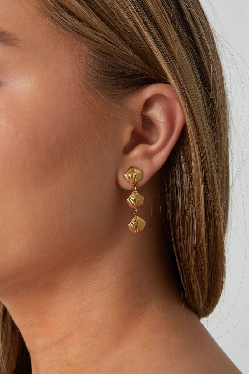 oorbellen shell trio