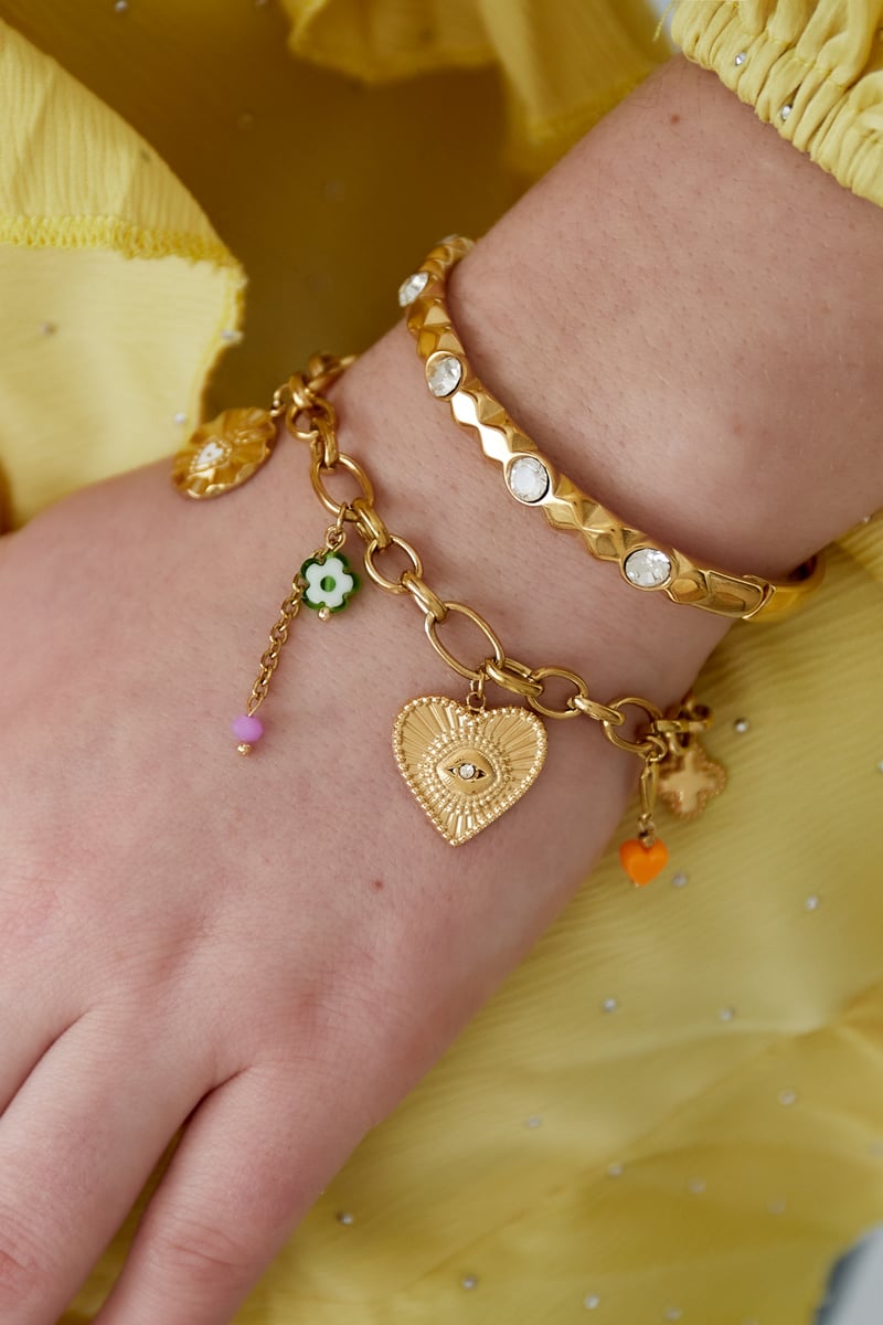 Bracelet Happy - Gold kleur