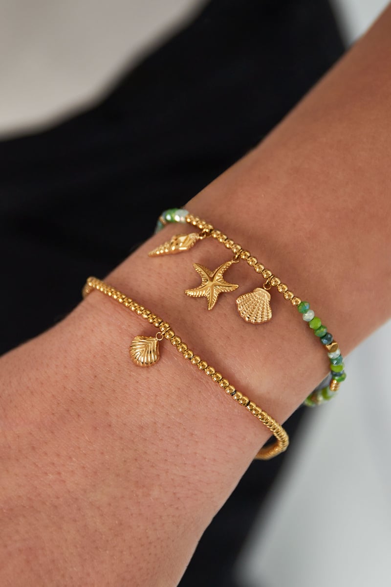 simpele armband kleine schelp