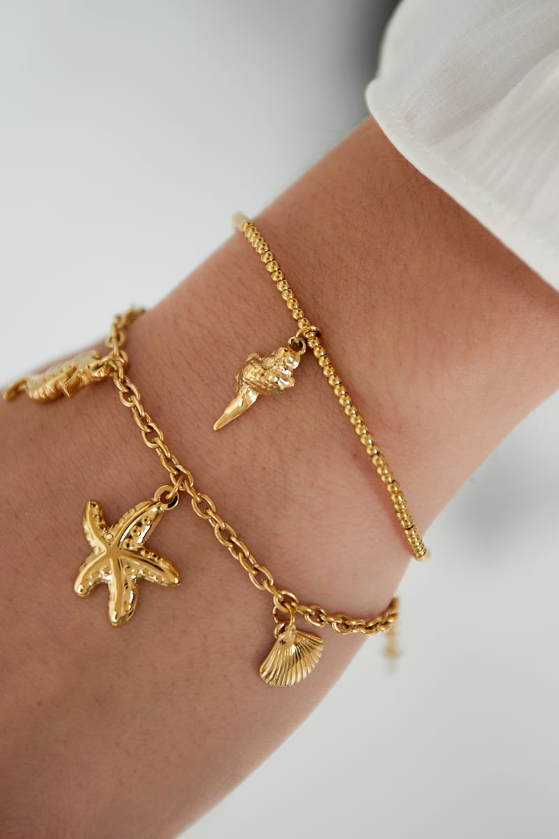 simpele zeeschelp armband