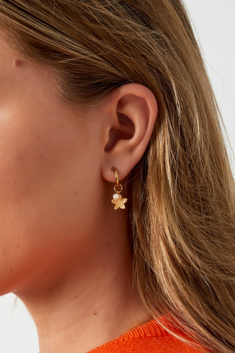 pearl blossom oorbellen