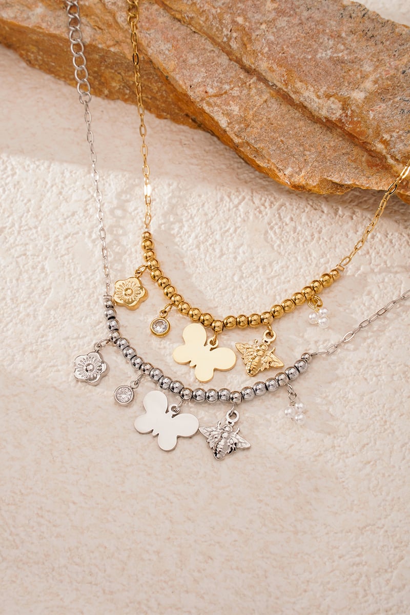 Butterfly Bliss Armband - Goudkleur