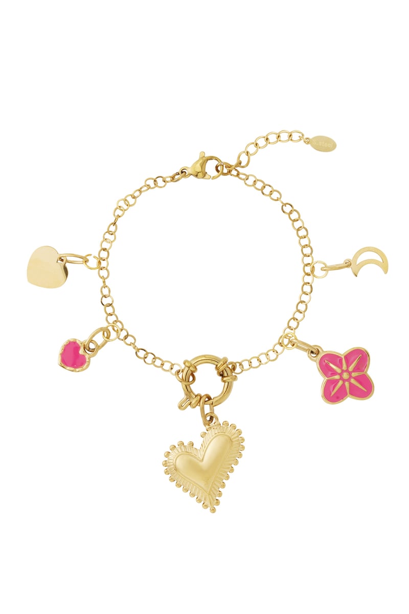 Chunky hart DIY armband